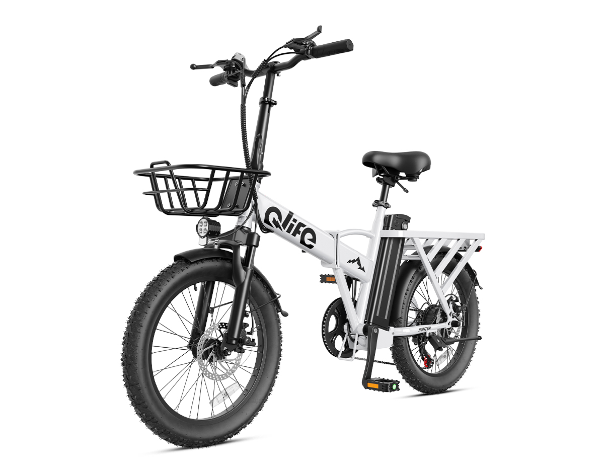 Hunter 20" Folding All-Terrain E-Bike, Peak 1200W 48V Removable Battery, US Warehouse Wholesale MOQ 1