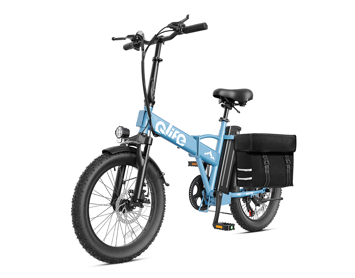 Hunter 20" Folding All-Terrain E-Bike, Peak 1200W 48V Removable Battery, US Warehouse Wholesale MOQ 1