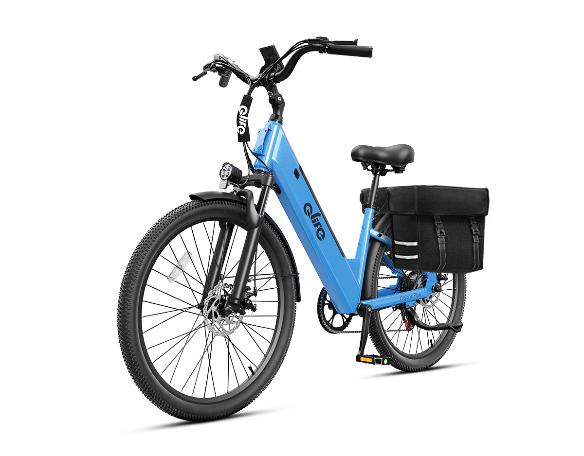 Cityone Plus Step-Thru Electric Commuter Bike, Peak 1000W UL Certified E-Bike US Warehouse Wholesale MOQ 1-Qlife Bike Wholesale | US E-Bike Distributor