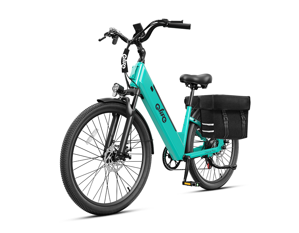 Cityone Plus Step-Thru Electric Commuter Bike, Peak 1000W UL Certified E-Bike US Warehouse Wholesale MOQ 1-Qlife Bike Wholesale | US E-Bike Distributor