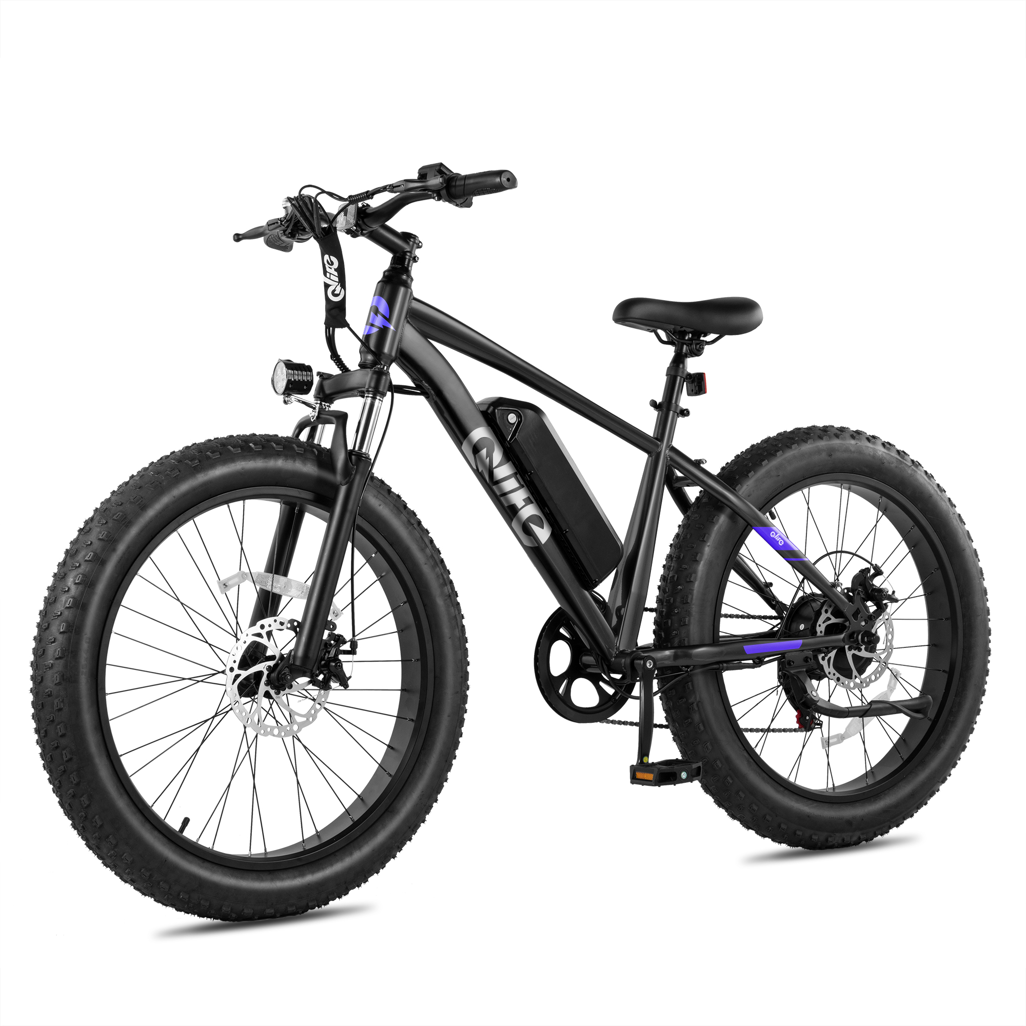 Racer Plus 26x4.0 Fat Tire Electric Bike, 48V 500W Adult Snow Beach E-Bike US Wholesale MOQ 1