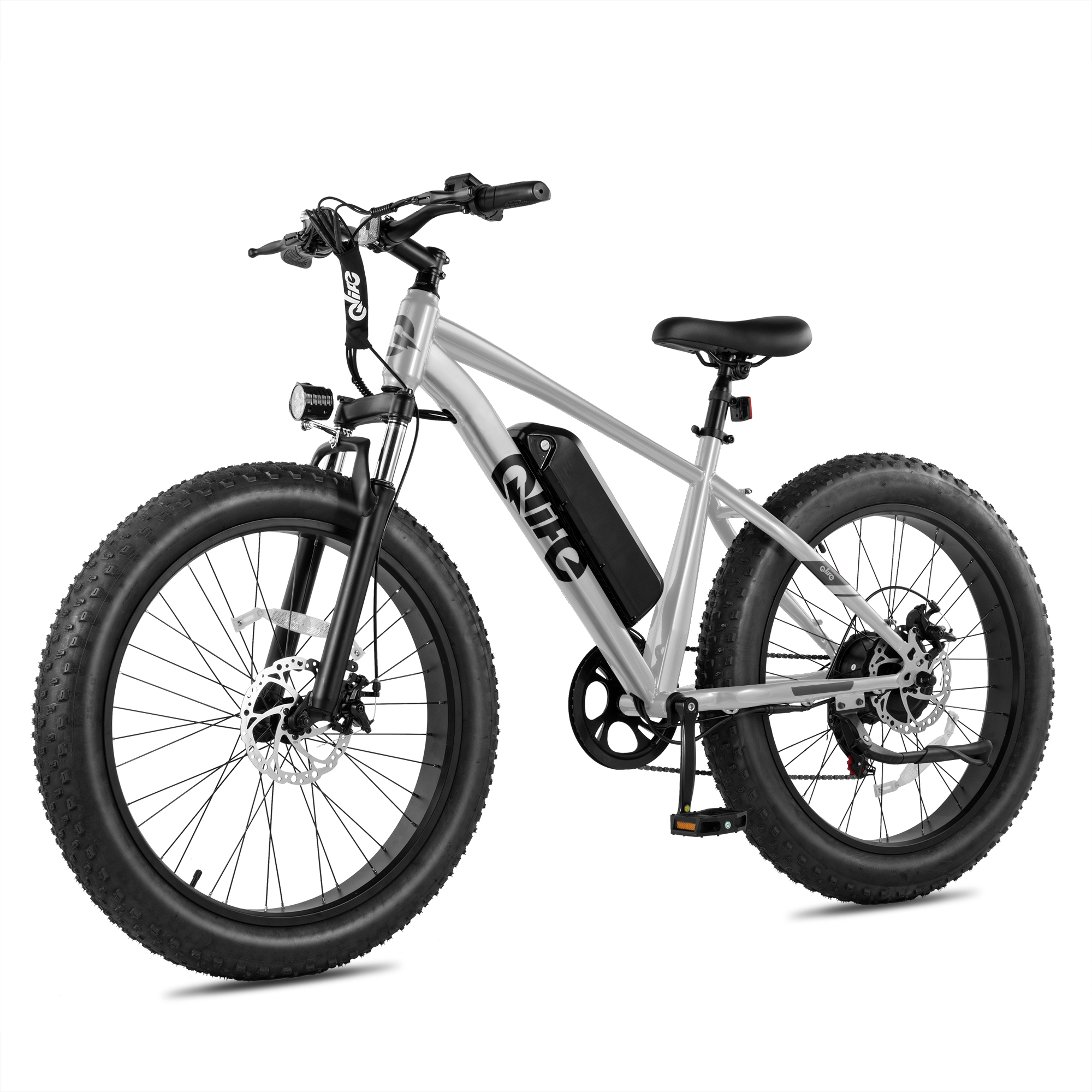 Racer Plus 26x4.0 Fat Tire Electric Bike, 48V 500W Adult Snow Beach E-Bike US Wholesale MOQ 1