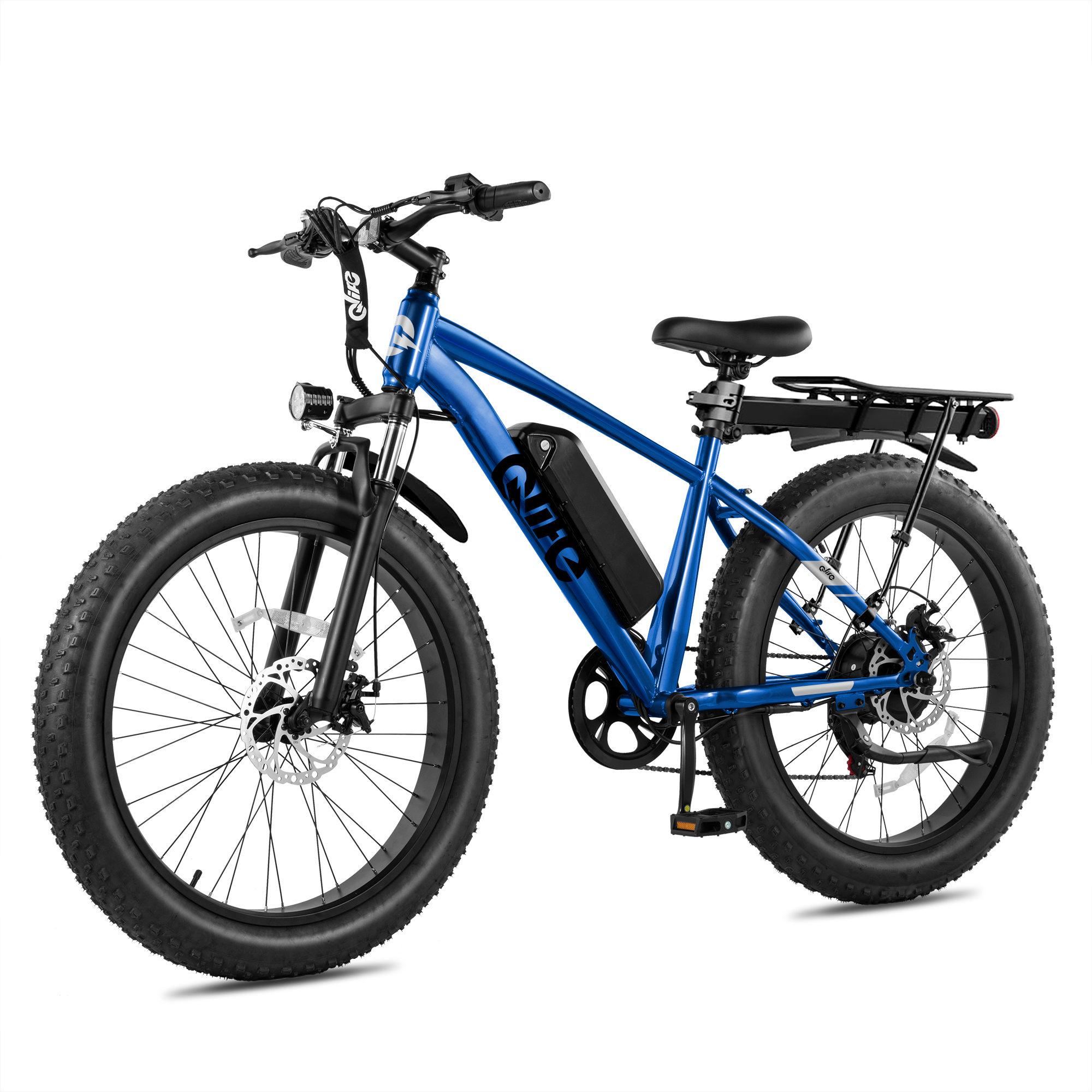 Racer Plus 26x4.0 Fat Tire Electric Bike, 48V 500W Adult Snow Beach E-Bike US Wholesale MOQ 1