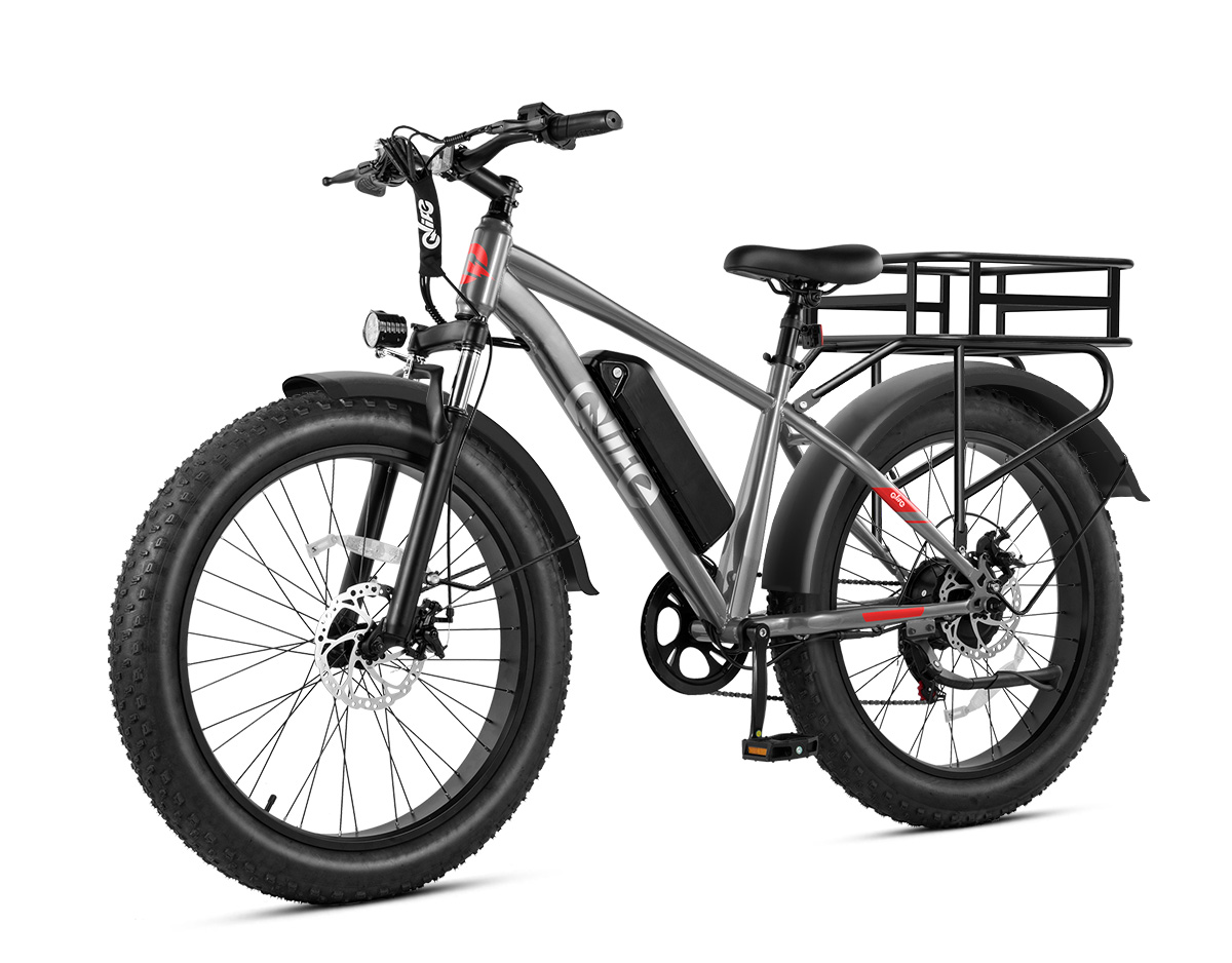 Racer Plus 26x4.0 Fat Tire Electric Bike, 48V 500W Adult Snow Beach E-Bike US Wholesale MOQ 1