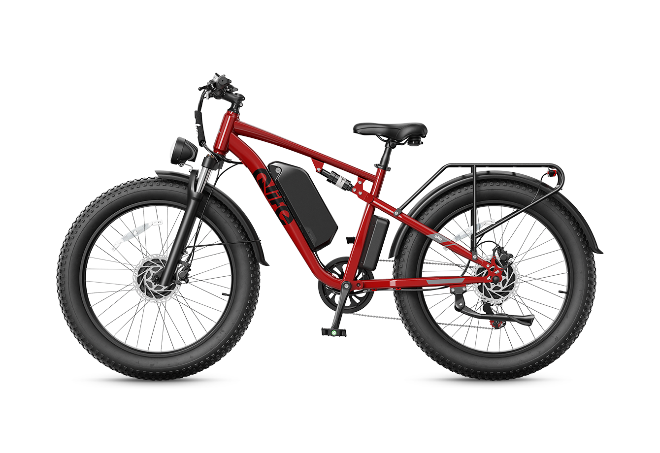 Racer Max Dual Motor 26x4.0 Fat Tire Electric Bike, 48V 1000W Peak 2000W Adult All Terrain E-Bike US Wholesale MOQ 1-Qlife Bike Wholesale | US E-Bike Distributor