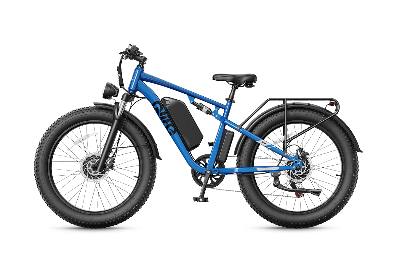 Racer Max Dual Motor 26x4.0 Fat Tire Electric Bike, 48V 1000W Peak 2000W Adult All Terrain E-Bike US Wholesale MOQ 1-Qlife Bike Wholesale | US E-Bike Distributor