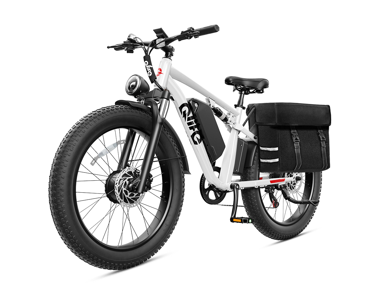Racer Max Dual Motor 26x4.0 Fat Tire Electric Bike, 48V 1000W Peak 2000W Adult All Terrain E-Bike US Wholesale MOQ 1-Qlife Bike Wholesale | US E-Bike Distributor