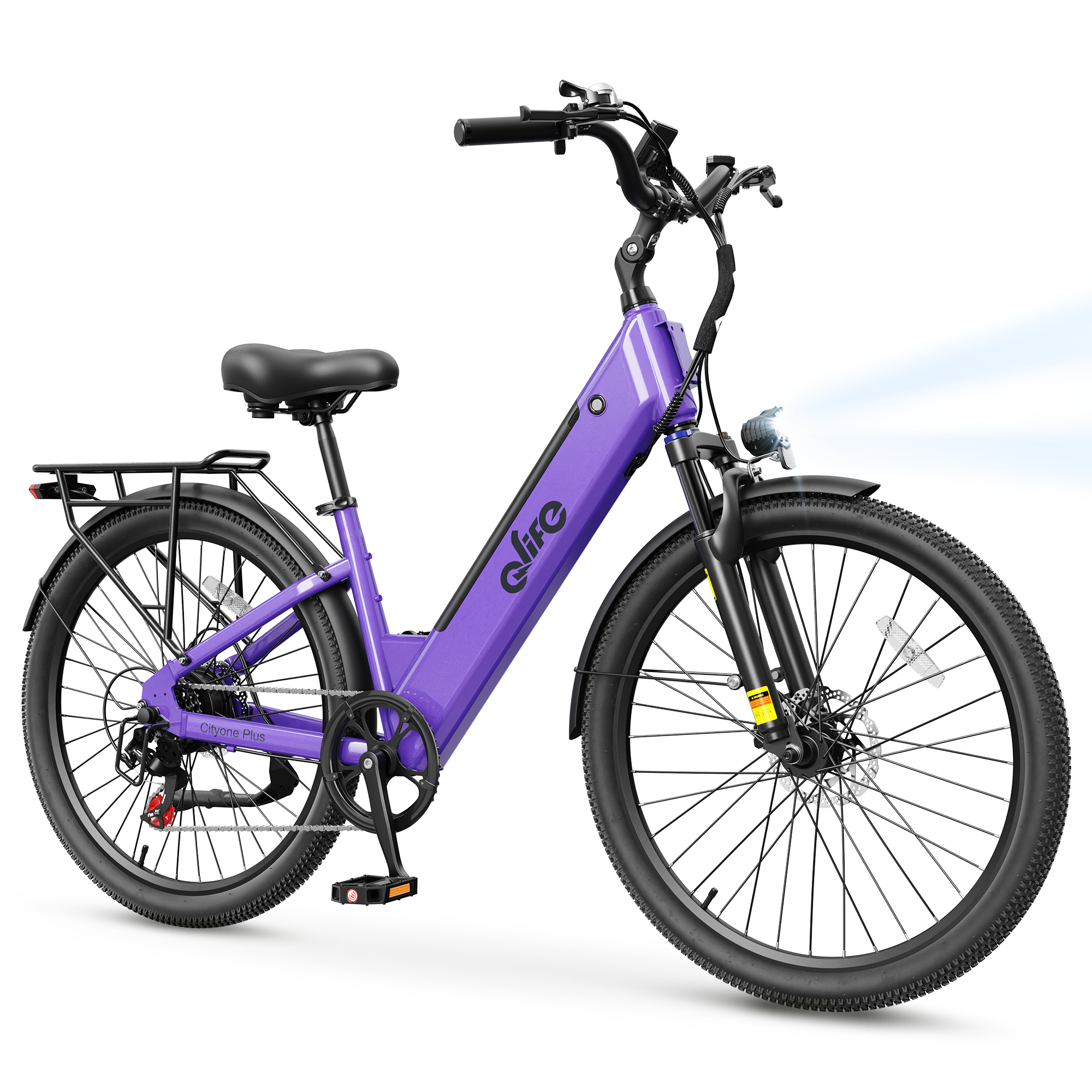 Cityone Plus Step-Thru Electric Commuter Bike, Peak 1000W UL Certified E-Bike US Warehouse Wholesale MOQ 1-Qlife Bike Wholesale | US E-Bike Distributor