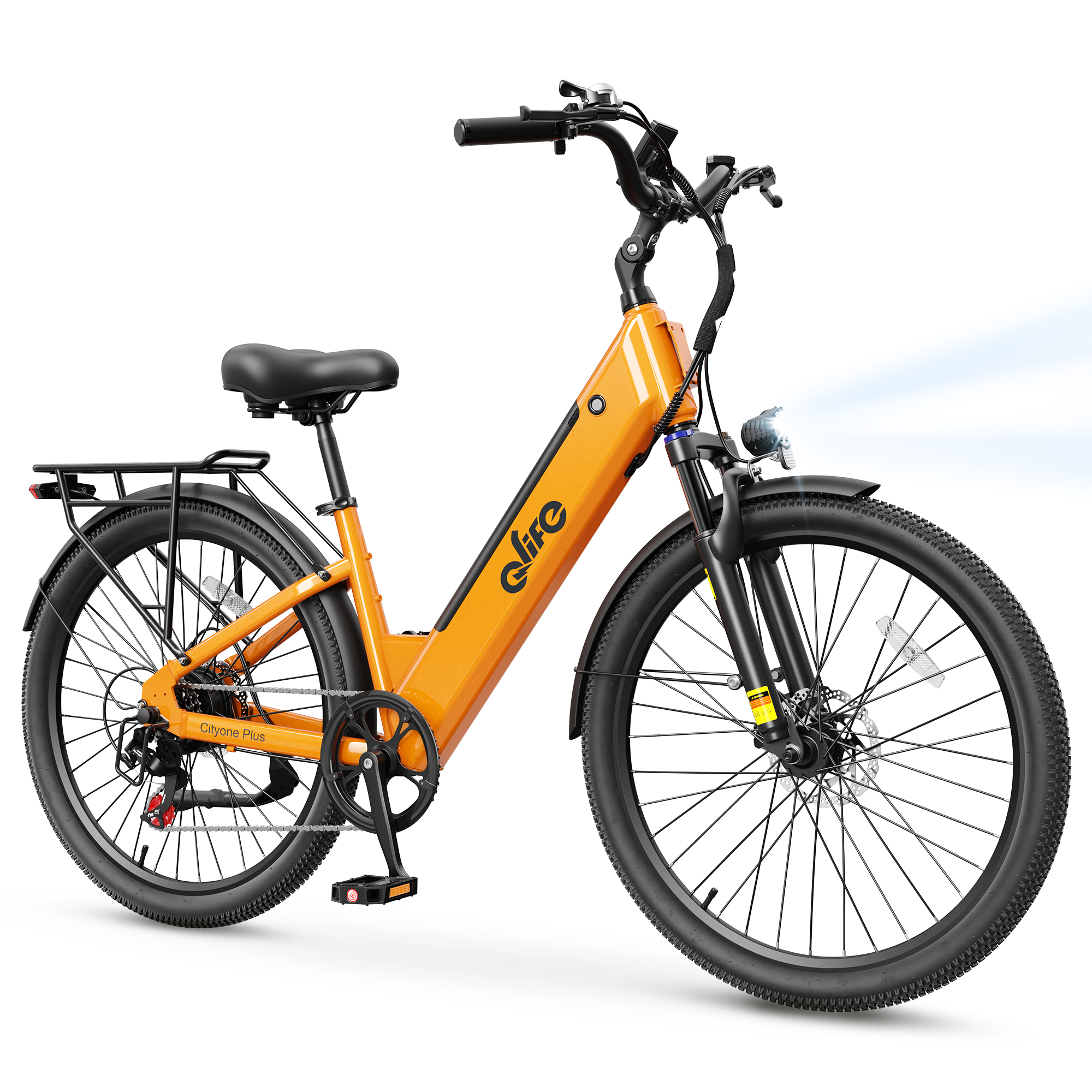 Cityone Plus Step-Thru Electric Commuter Bike, Peak 1000W UL Certified E-Bike US Warehouse Wholesale MOQ 1-Qlife Bike Wholesale | US E-Bike Distributor