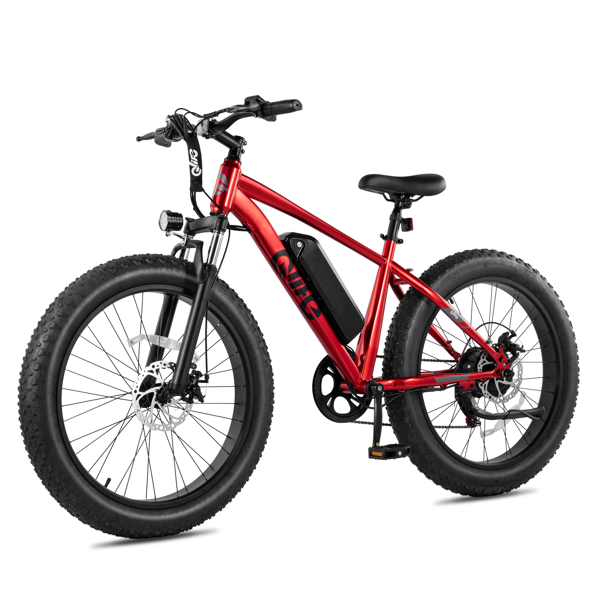 Racer Plus 26x4.0 Fat Tire Electric Bike, 48V 500W Adult Snow Beach E-Bike US Wholesale MOQ 1