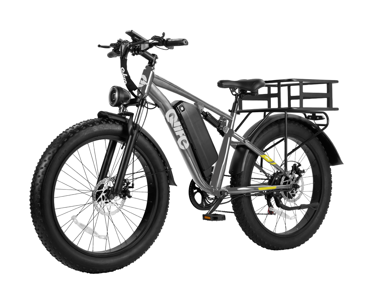 Racer Plus 2.0 26x4.0 Fat Tire Electric Bike, 48V 750W Adult Beach Snow E-Bike US Wholesale MOQ 1