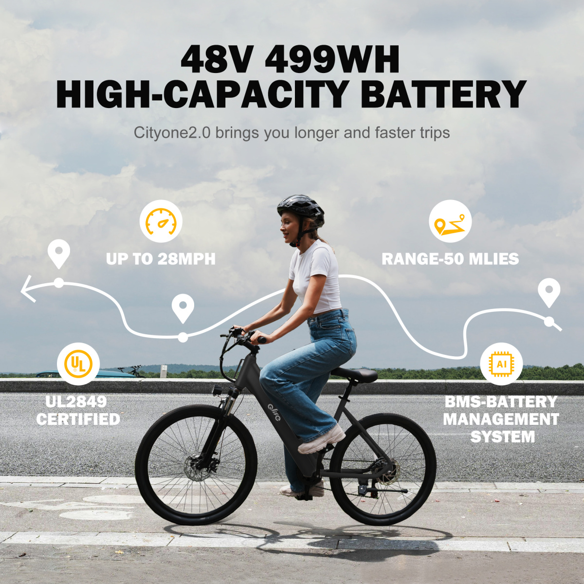 Cityone 2.0 48V Integrated Battery Pack