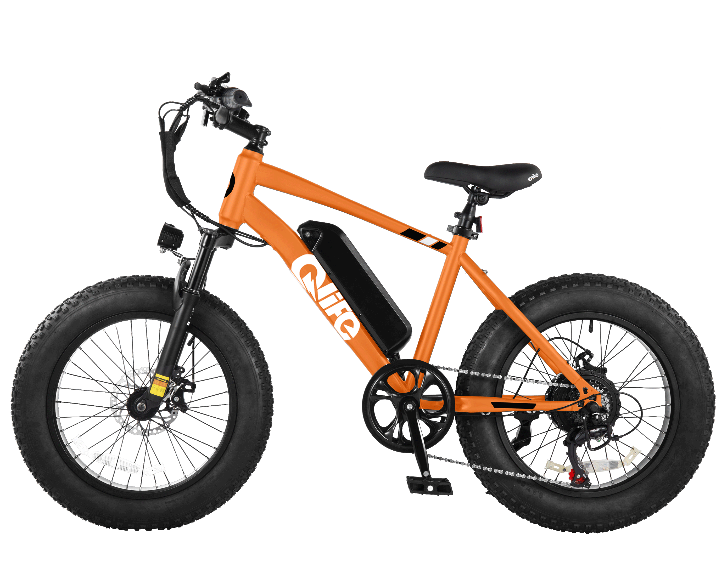 Qlife Racer Fat Tire Electric Bike, 48V 750W Adult Beach Snow E-Bike US Wholesale MOQ 1