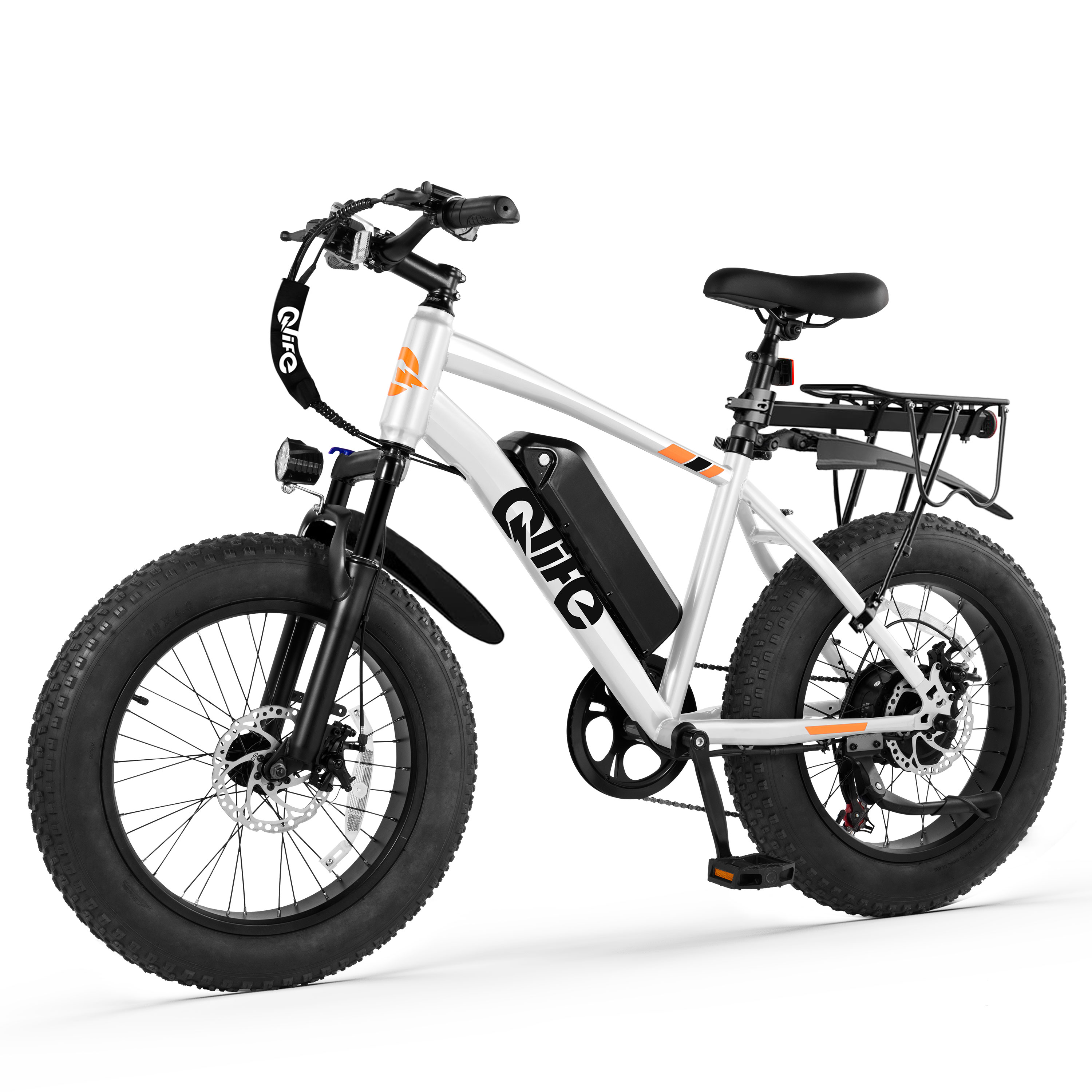 Qlife Racer Fat Tire Electric Bike, 48V 750W Adult Beach Snow E-Bike US Wholesale MOQ 1