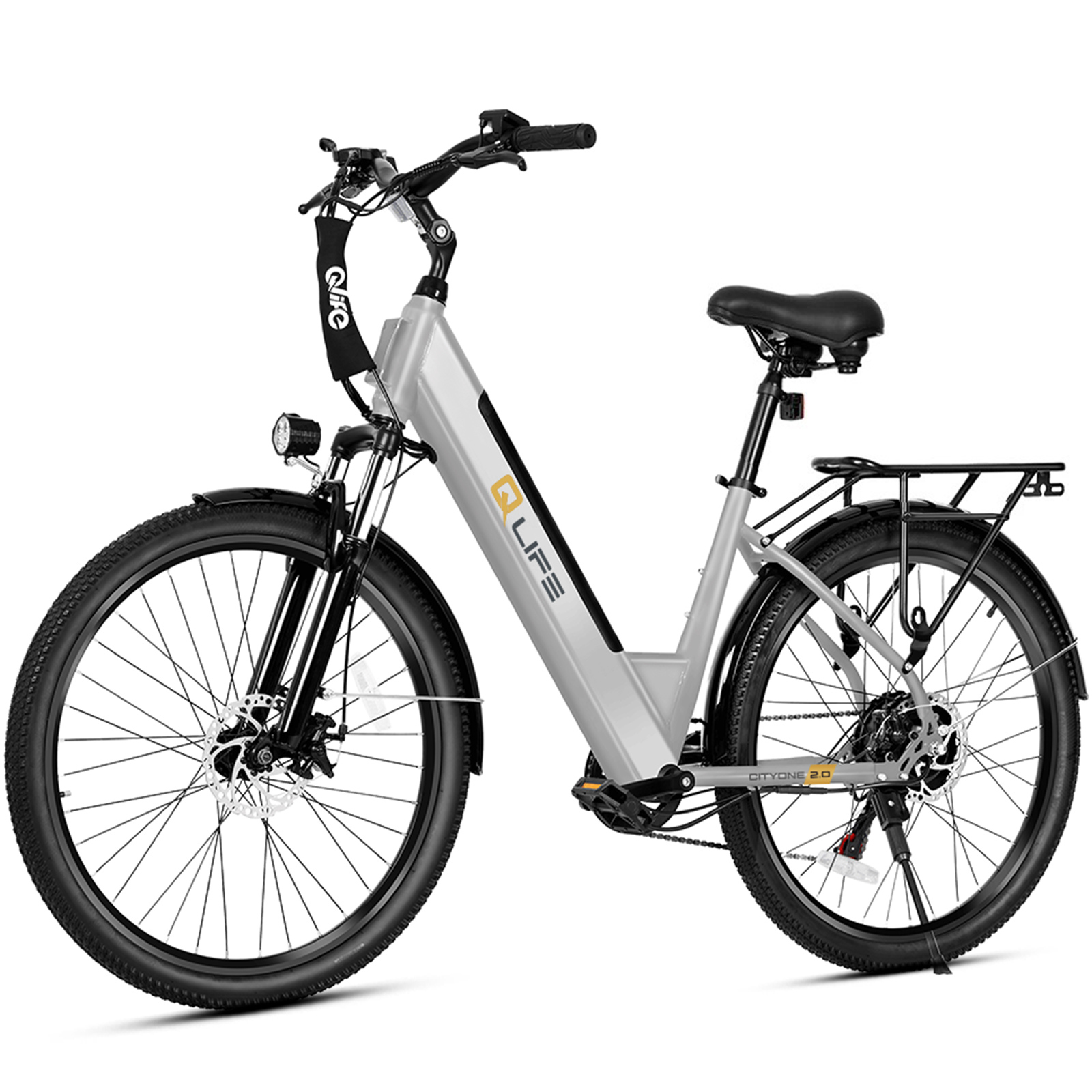 Cityone 2.0 Commuter Electric Bike, 500W 48V Removable Battery, 7-Speed E-Bike US Warehouse Wholesale MOQ 1
