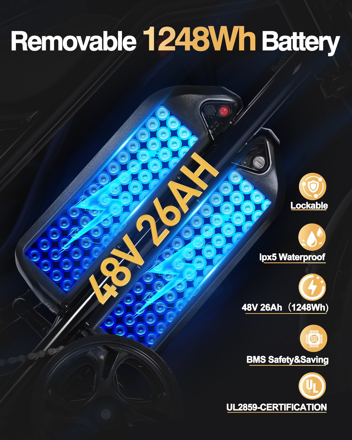 Spark Dual Removable 1248Wh Dual Battery System