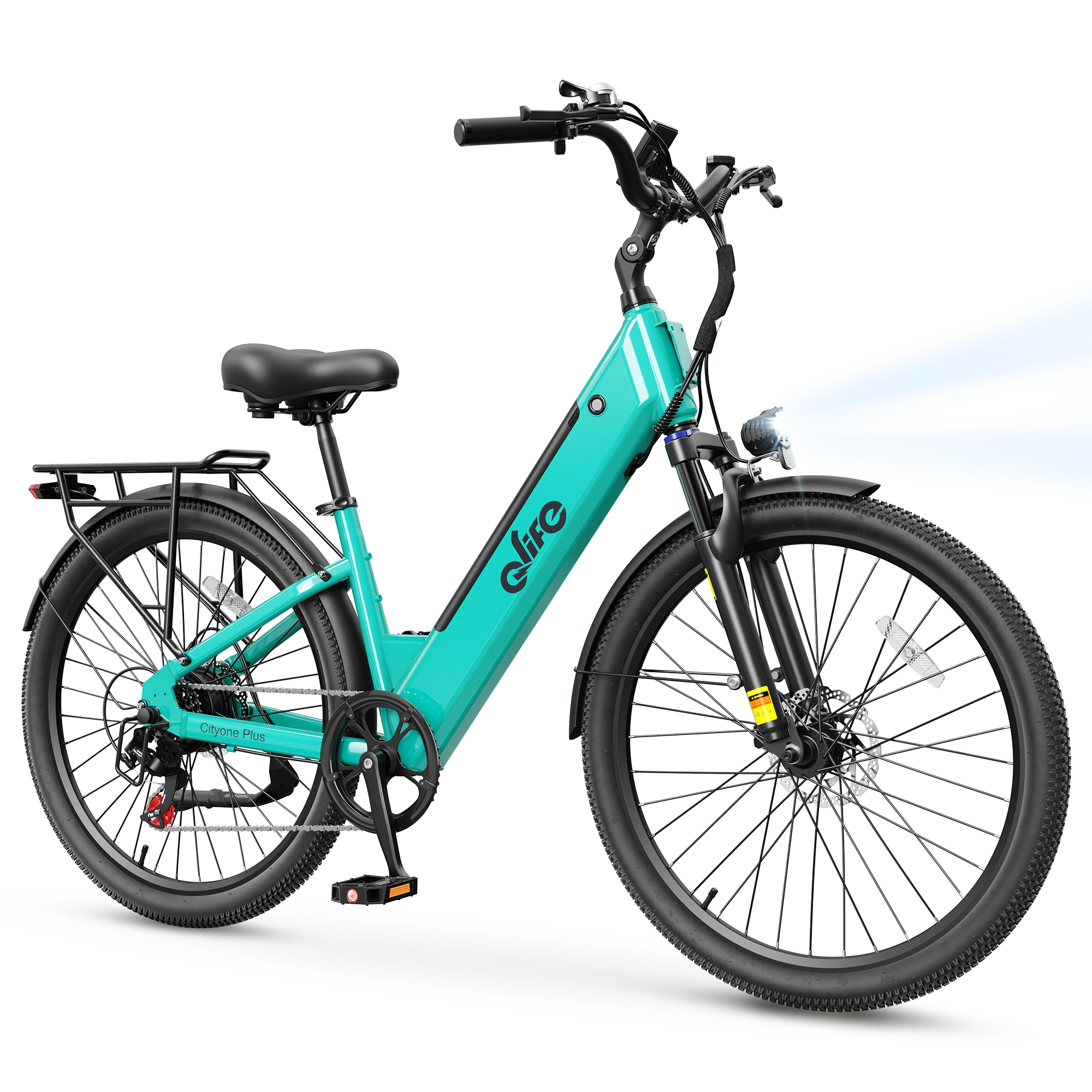 Cityone Plus Step-Thru Electric Commuter Bike, Peak 1000W UL Certified E-Bike US Warehouse Wholesale MOQ 1-Qlife Bike Wholesale | US E-Bike Distributor