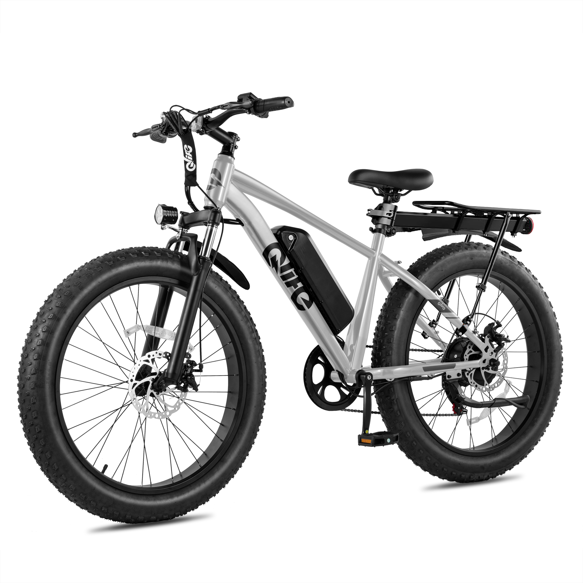 Racer Plus 26x4.0 Fat Tire Electric Bike, 48V 500W Adult Snow Beach E-Bike US Wholesale MOQ 1