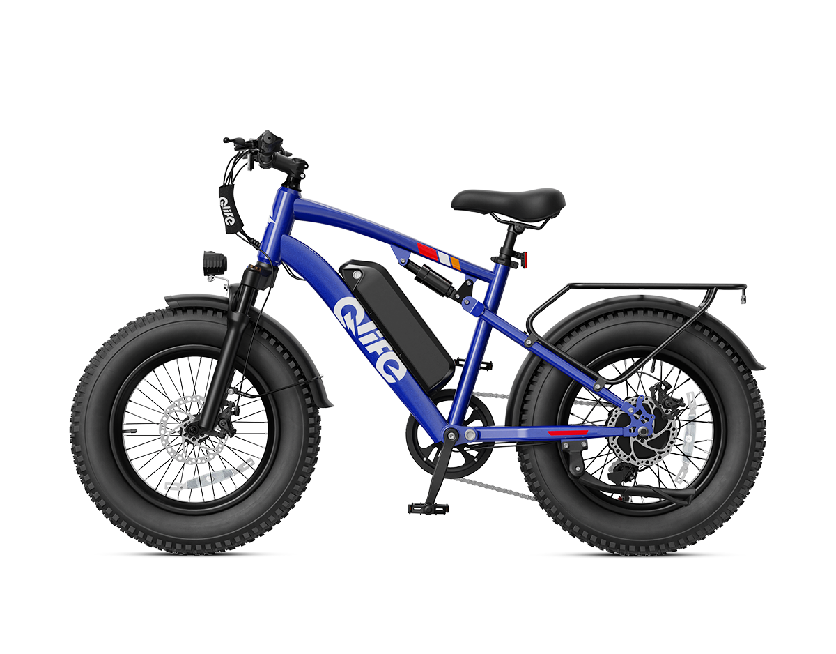 Racer 2.0 20x4.0 Fat Tire Electric Bike, 48V 750W Peak 1200W Adult Beach Snow E-Bike US Wholesale MOQ 1
