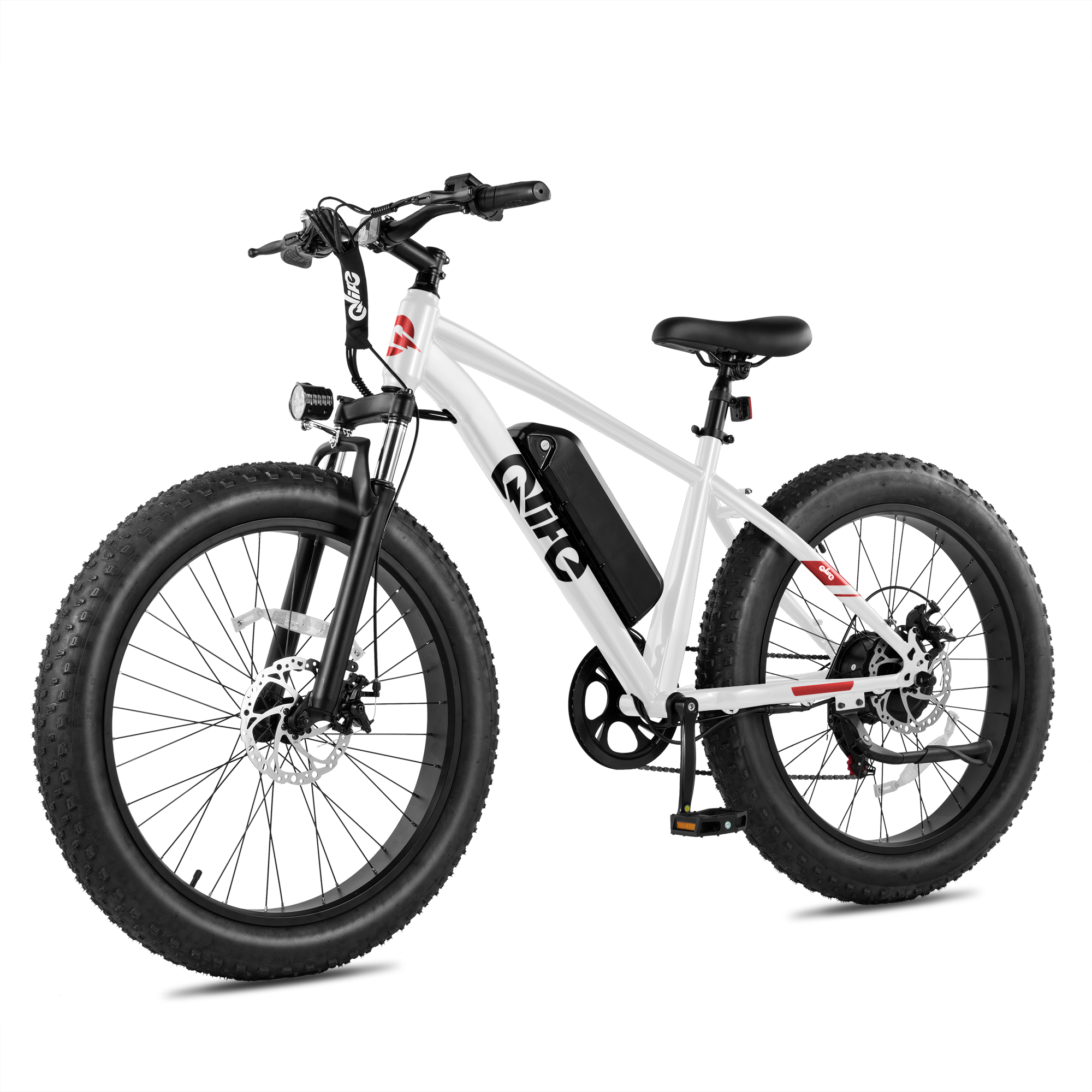 Racer Plus 26x4.0 Fat Tire Electric Bike, 48V 500W Adult Snow Beach E-Bike US Wholesale MOQ 1