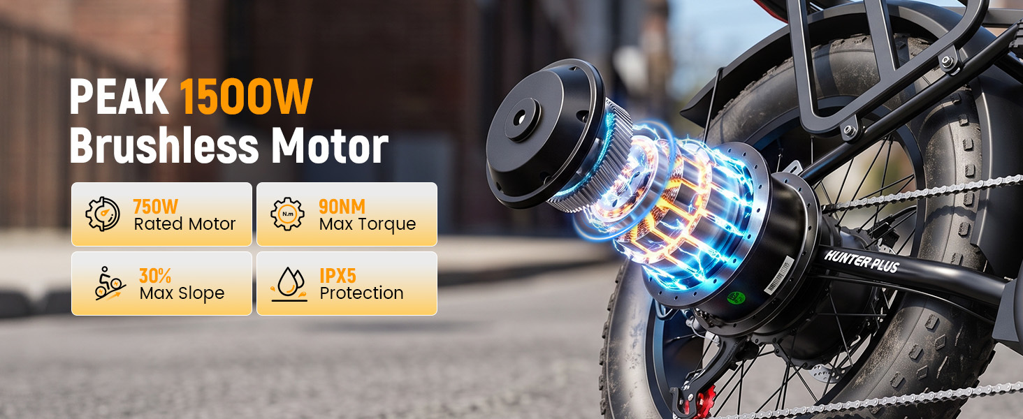 1500W Peak High Torque Motor