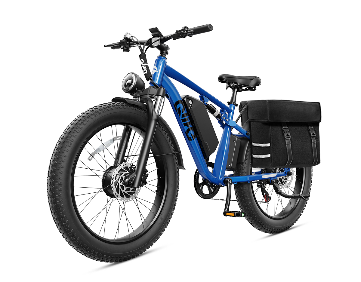 Racer Max Dual Motor 26x4.0 Fat Tire Electric Bike, 48V 1000W Peak 2000W Adult All Terrain E-Bike US Wholesale MOQ 1-Qlife Bike Wholesale | US E-Bike Distributor