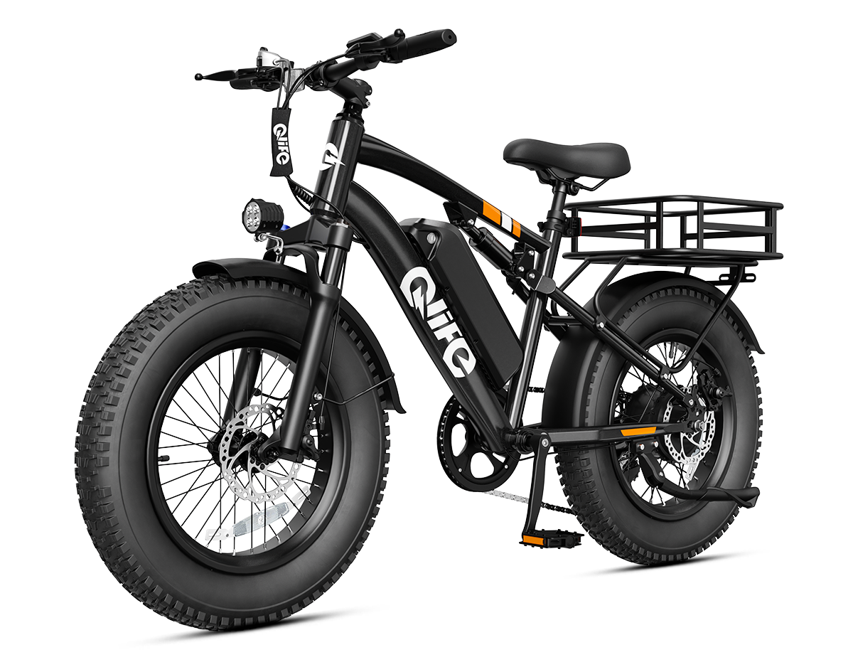 Racer 2.0 20x4.0 Fat Tire Electric Bike, 48V 750W Peak 1200W Adult Beach Snow E-Bike US Wholesale MOQ 1