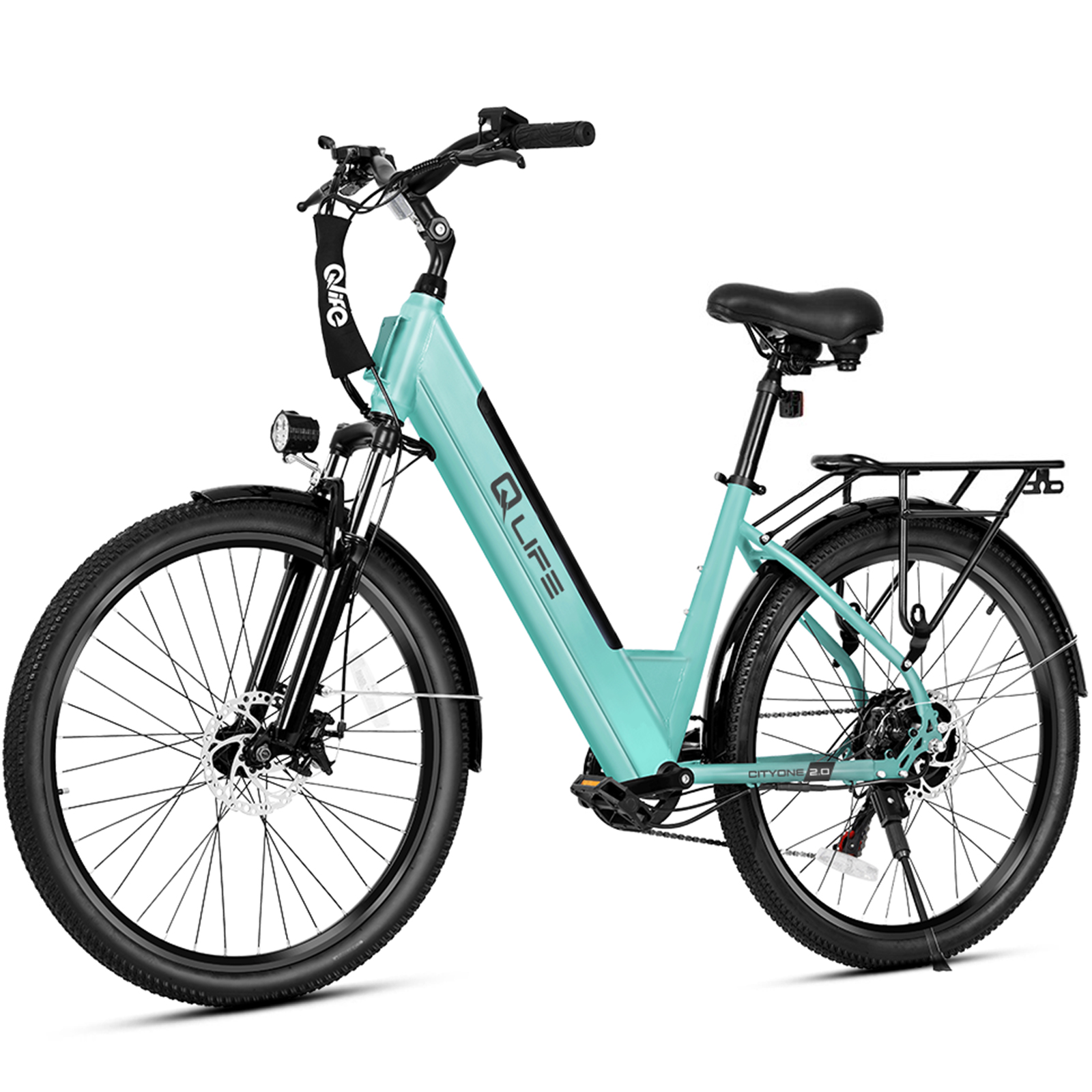 Cityone 2.0 Commuter Electric Bike, 500W 48V Removable Battery, 7-Speed E-Bike US Warehouse Wholesale MOQ 1