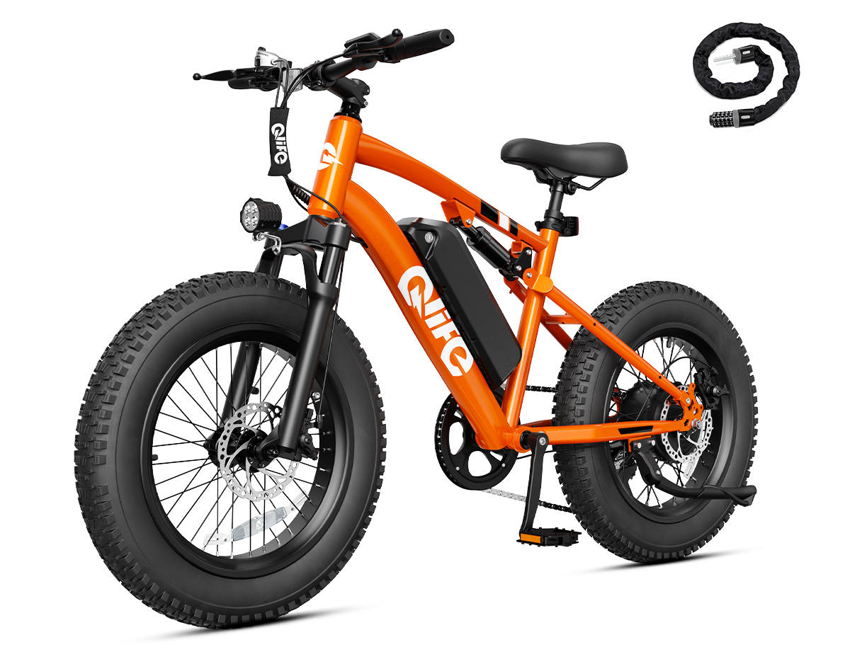 Racer 2.0 20x4.0 Fat Tire Electric Bike, 48V 750W Peak 1200W Adult Beach Snow E-Bike US Wholesale MOQ 1