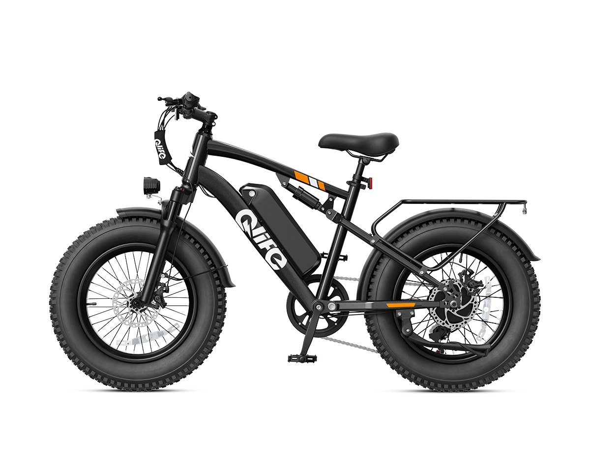 Racer 2.0 20x4.0 Fat Tire Electric Bike, 48V 750W Peak 1200W Adult Beach Snow E-Bike US Wholesale MOQ 1