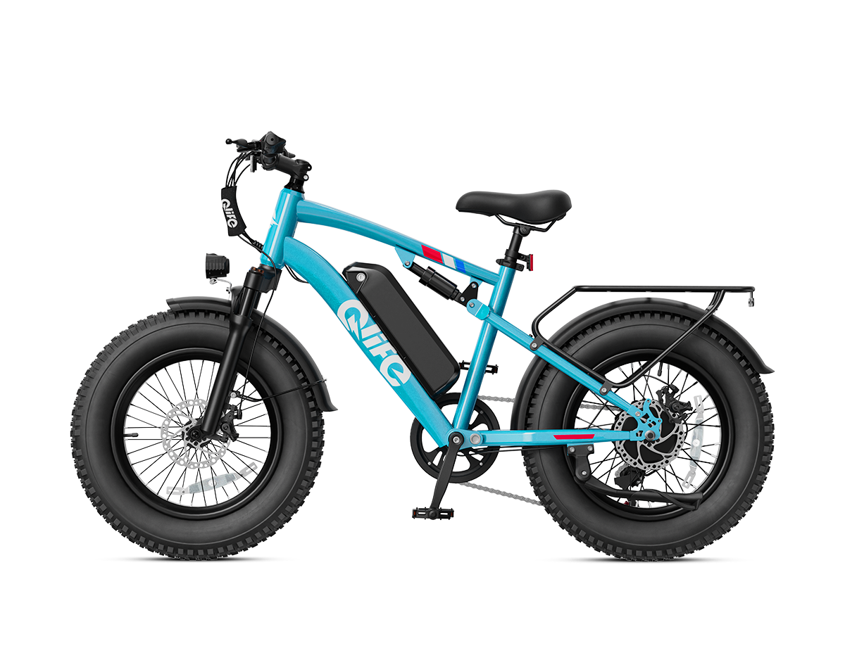 Racer 2.0 20x4.0 Fat Tire Electric Bike, 48V 750W Peak 1200W Adult Beach Snow E-Bike US Wholesale MOQ 1