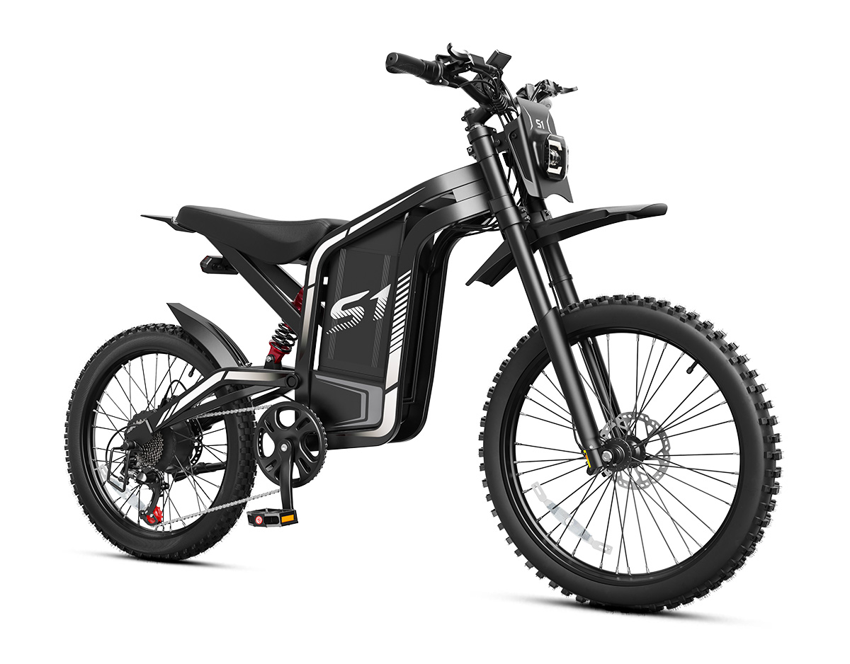VELA S1 (EB70) Off-Road Electric Dirt Bike - 48V 30Ah Long Range & 1500W High Power Motor (3500W Peak)