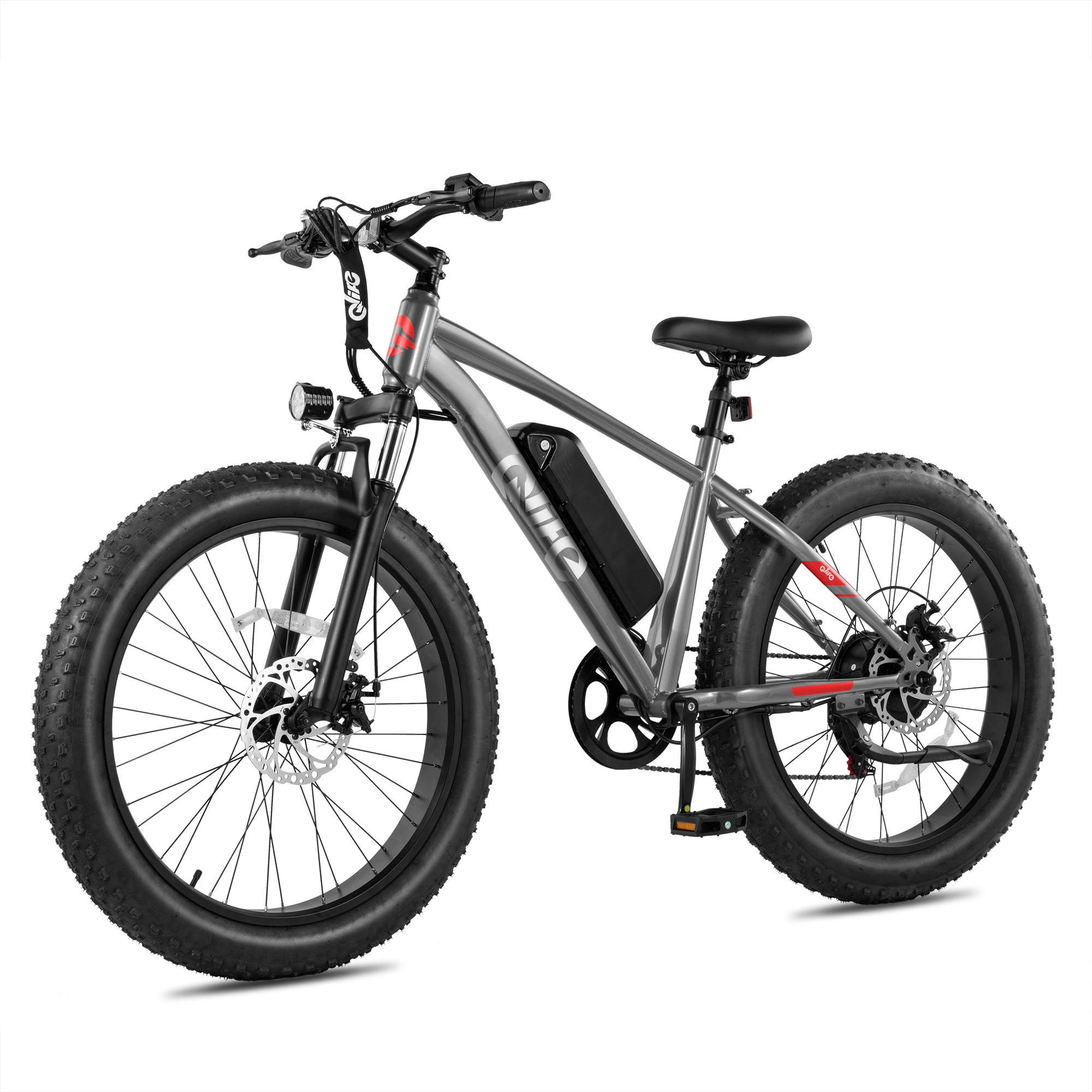 Racer Plus 26x4.0 Fat Tire Electric Bike, 48V 500W Adult Snow Beach E-Bike US Wholesale MOQ 1