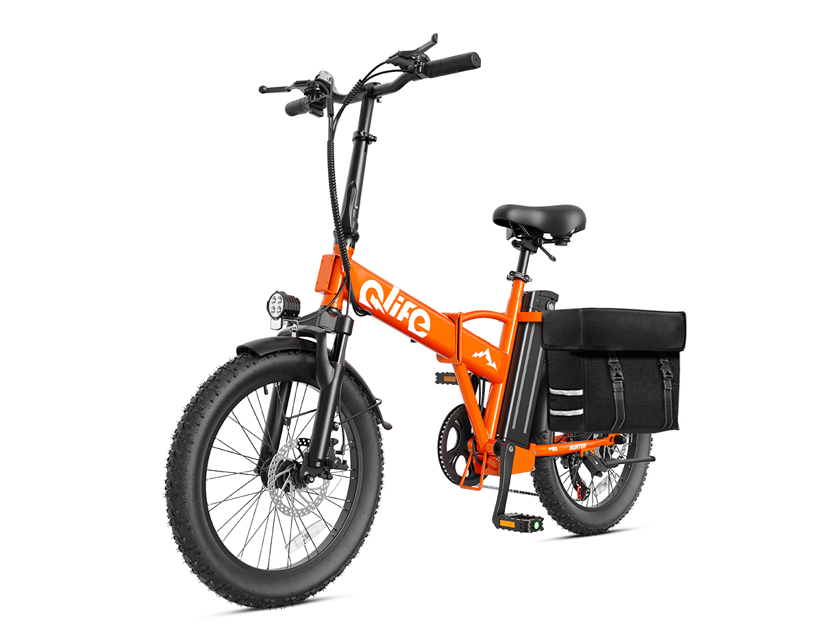 Hunter 20" Folding All-Terrain E-Bike, Peak 1200W 48V Removable Battery, US Warehouse Wholesale MOQ 1