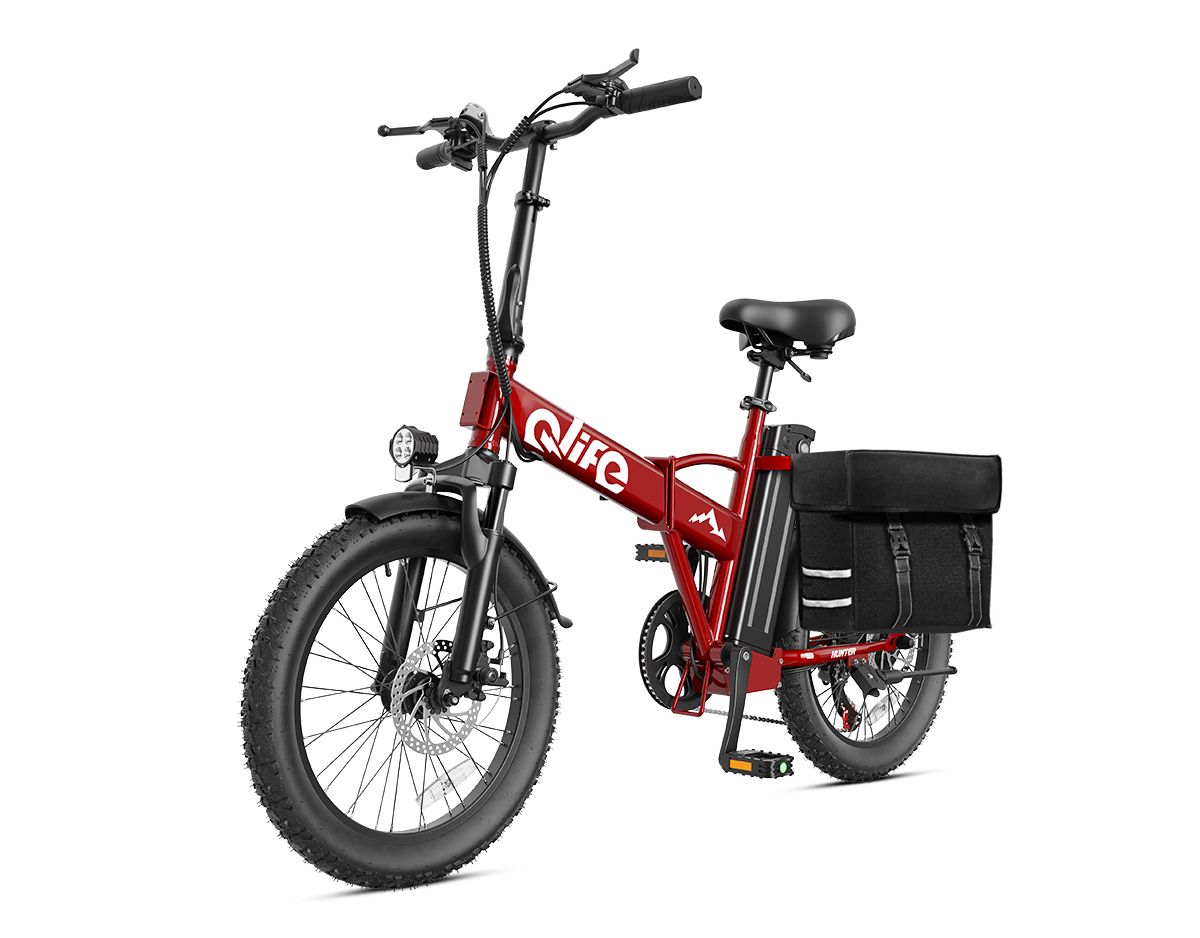 Hunter 20" Folding All-Terrain E-Bike, Peak 1200W 48V Removable Battery, US Warehouse Wholesale MOQ 1