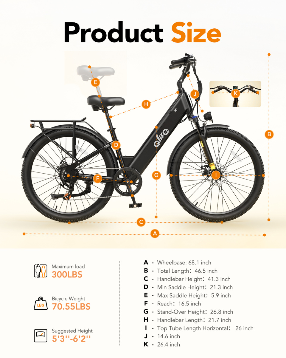 Cityone Plus ST Dimensions and Fit Guide