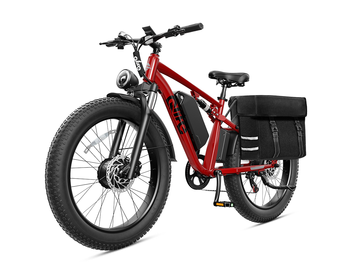 Racer Max Dual Motor 26x4.0 Fat Tire Electric Bike, 48V 1000W Peak 2000W Adult All Terrain E-Bike US Wholesale MOQ 1-Qlife Bike Wholesale | US E-Bike Distributor