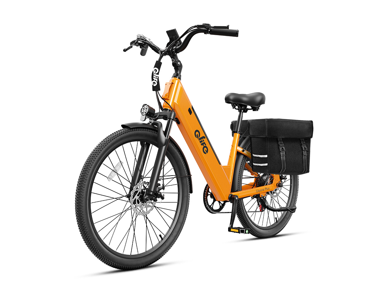 Cityone Plus Step-Thru Electric Commuter Bike, Peak 1000W UL Certified E-Bike US Warehouse Wholesale MOQ 1-Qlife Bike Wholesale | US E-Bike Distributor
