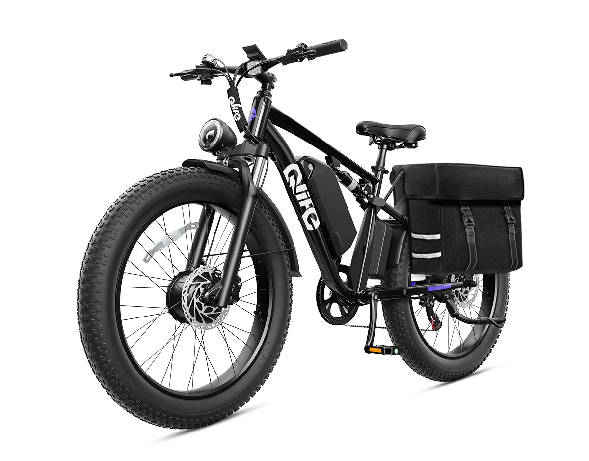 Racer Max Dual Motor 26x4.0 Fat Tire Electric Bike, 48V 1000W Peak 2000W Adult All Terrain E-Bike US Wholesale MOQ 1-Qlife Bike Wholesale | US E-Bike Distributor