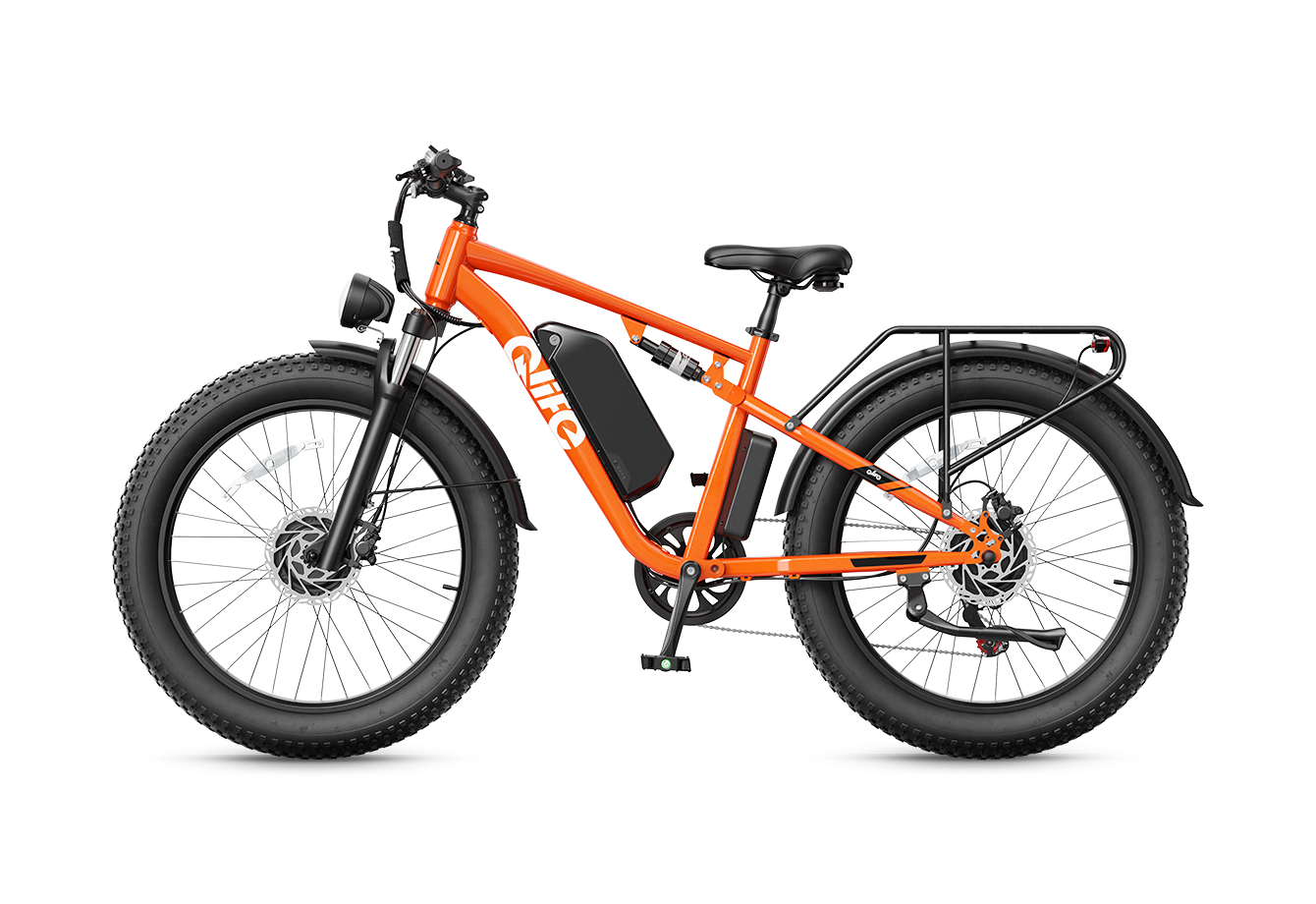 Racer Max Dual Motor 26x4.0 Fat Tire Electric Bike, 48V 1000W Peak 2000W Adult All Terrain E-Bike US Wholesale MOQ 1-Qlife Bike Wholesale | US E-Bike Distributor