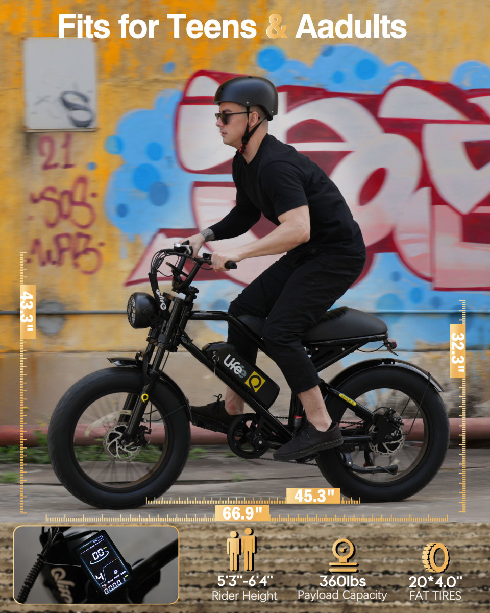 Spark Standard E-Bike Dimensions