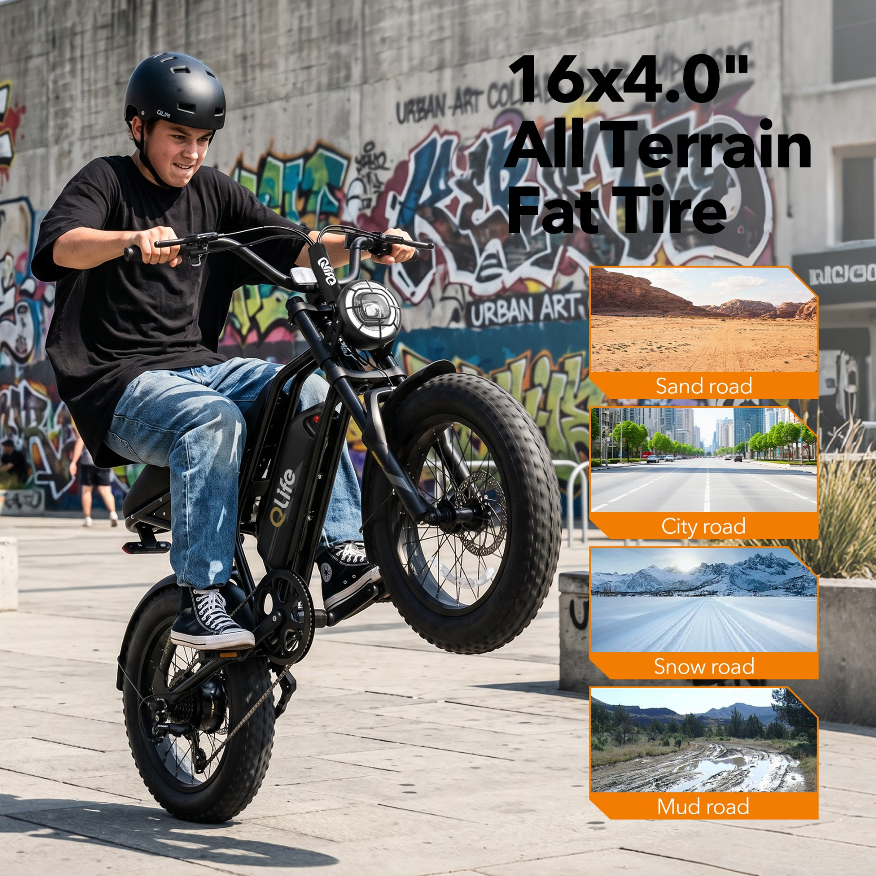 Spark D1 16x4.0 All Terrain Fat Tires