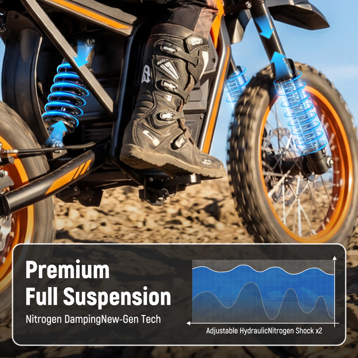 Vela E8 Premium Nitrogen Full Suspension