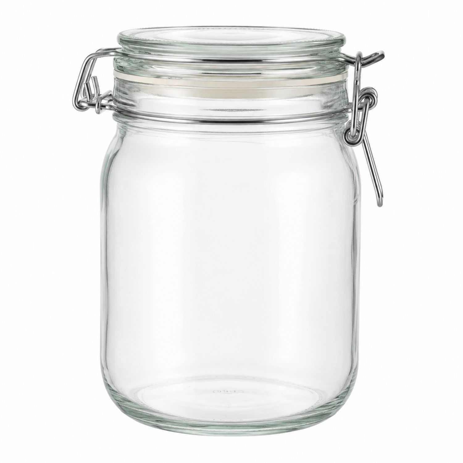 Tarro de Vidrio Hermético Transparente 1L-kasanest