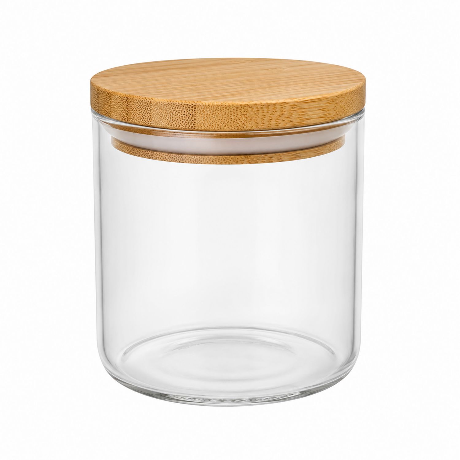 Tarro de vidrio con tapa de bambú 900ml-kasanest
