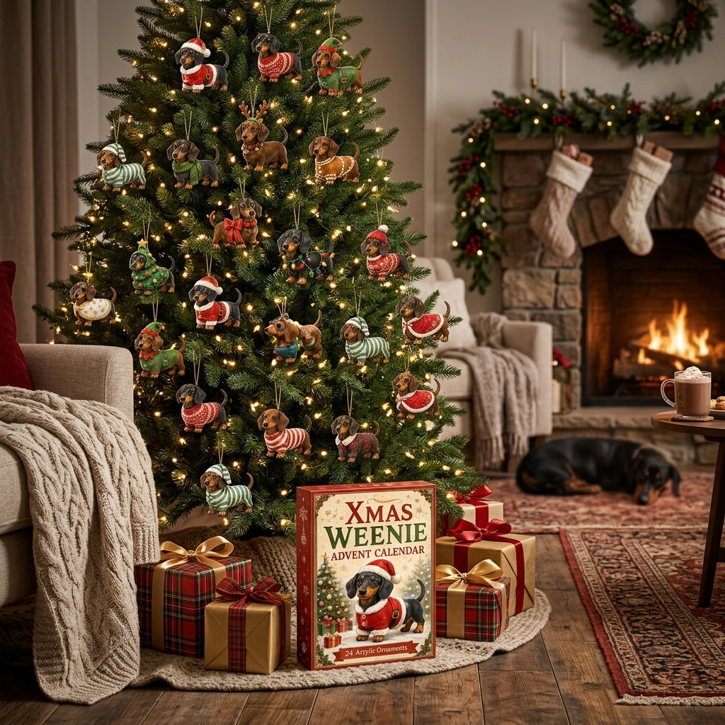 🎄 2026 Christmas Dachshund Advent Calendar💕🐶