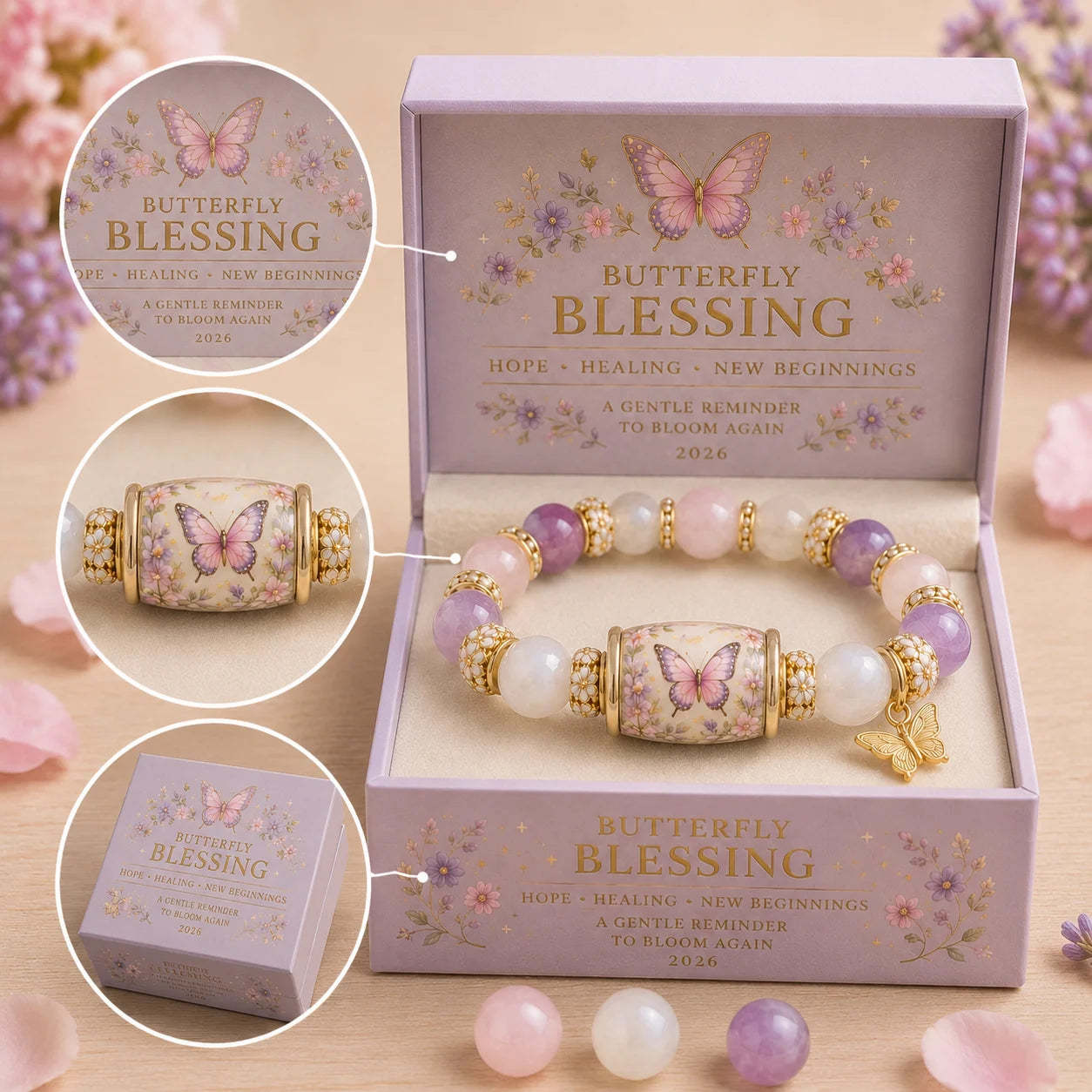 🌿 Love, Peace & Spring Blessings Bracelet 💖Buy 2 Get Free Shipping