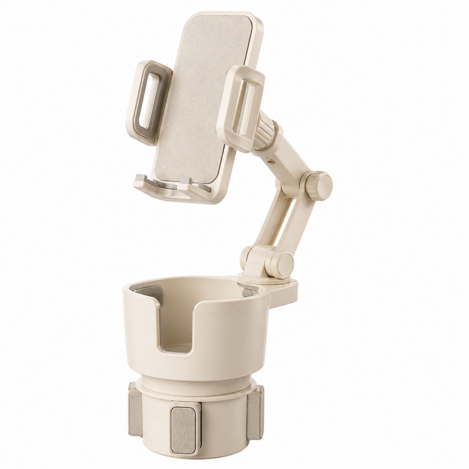 Supporto Smartphone Auto Regolabile Colore Beige