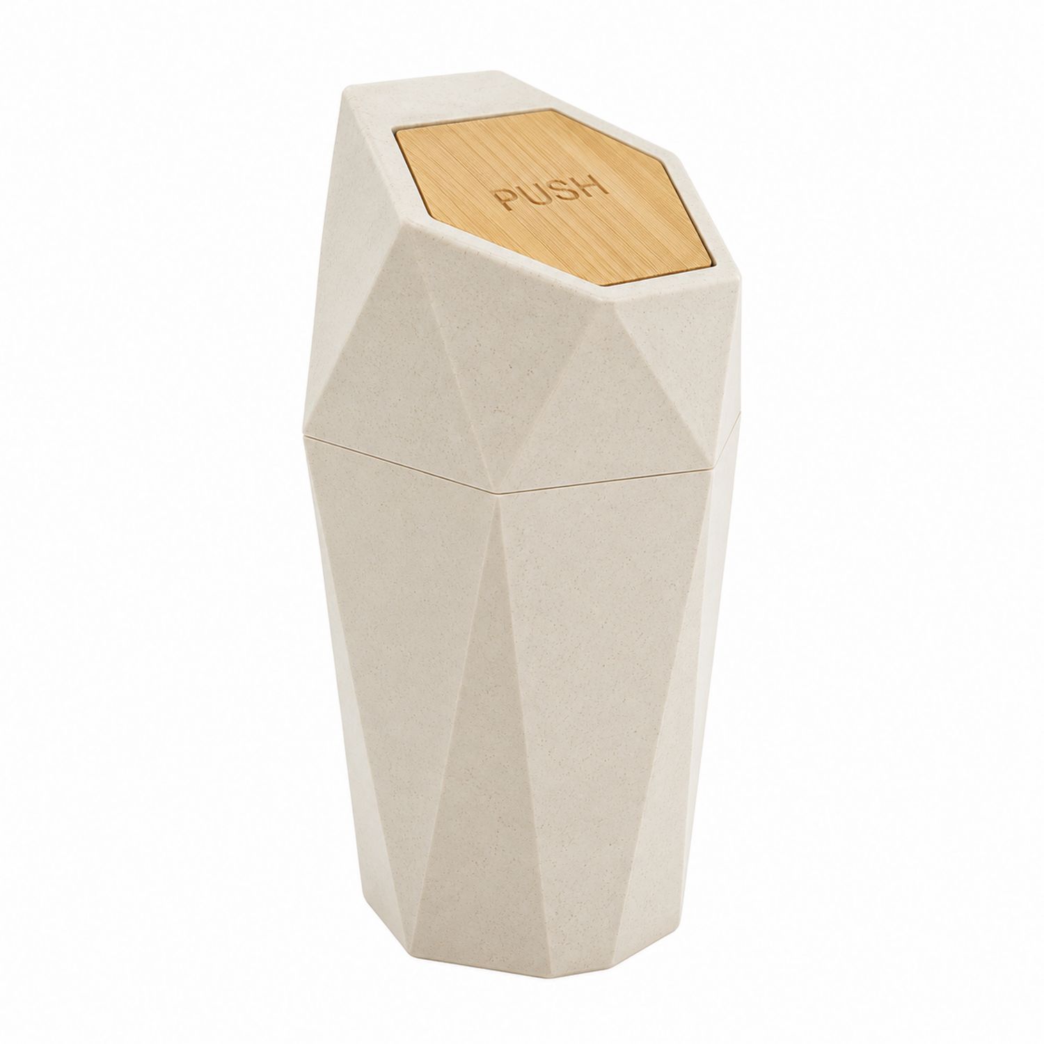 Cestino automatico da tavolo beige 2L