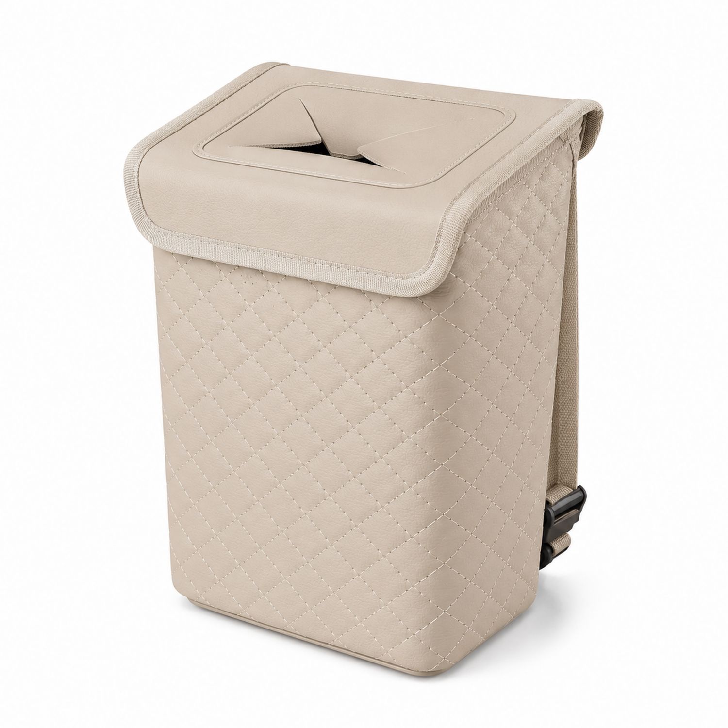 Pattumiera da Auto Trapuntata Beige 3L
